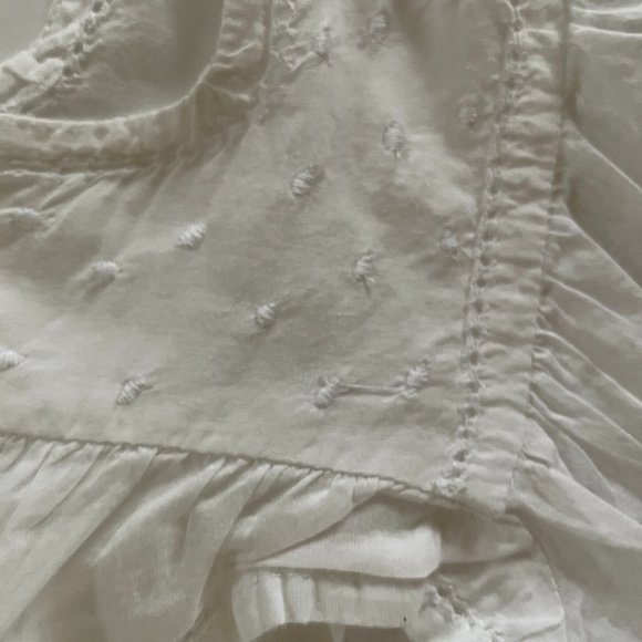 I Love Gorgeous | Shirts & Tops | Nwot Girls Sleeveless Swiss Dot ...